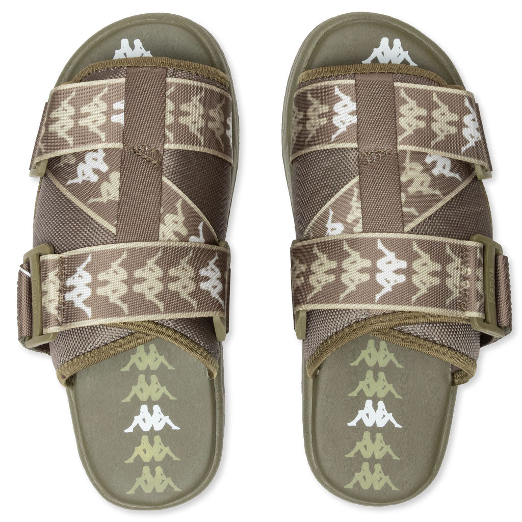 222 Banda Mitel 1 Sandals - Green Olive/Green Sage