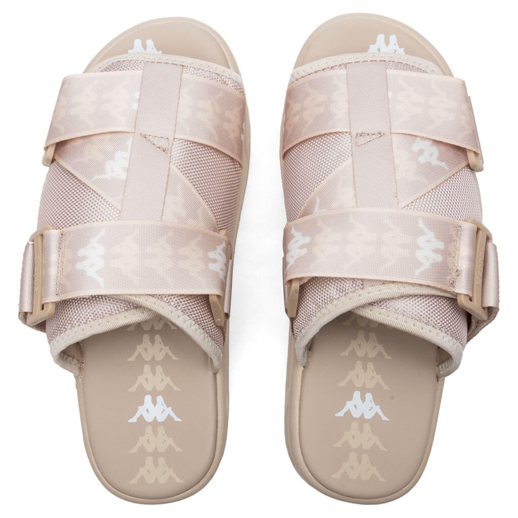 222 Banda Mitel 1 Sandals - Light Beige/Beige Sand