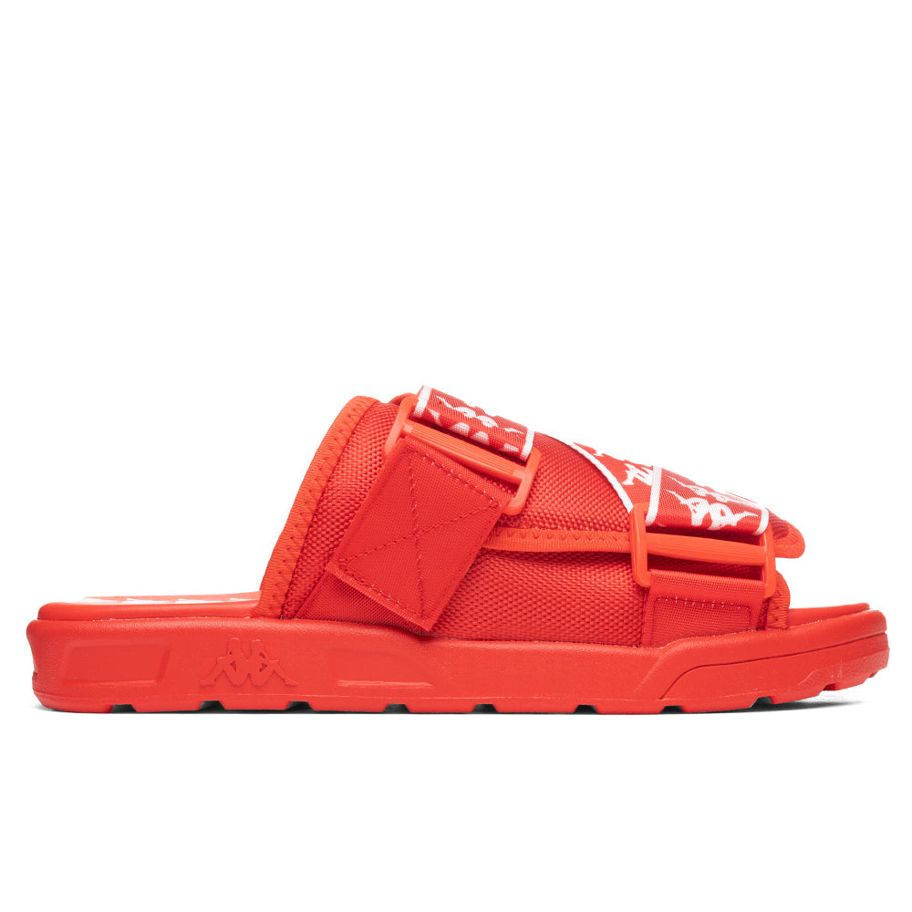 222 Banda Mitel 1 Sandals - Red Flame/White