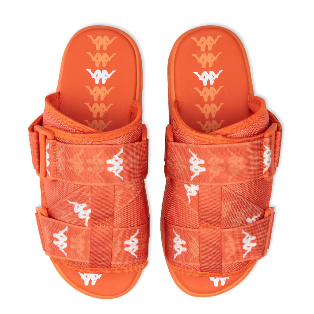 222 Banda Mitel 1 Sandals - Orange/White