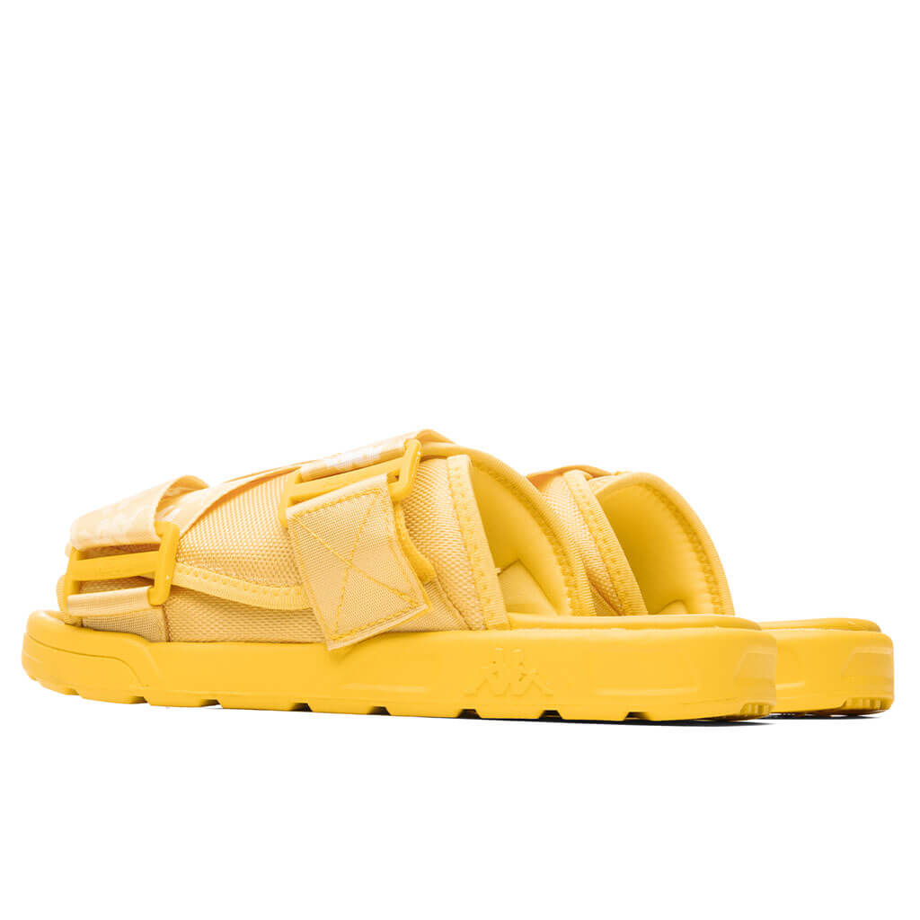 222 Banda Mitel 1 Sandals - Yellow/White