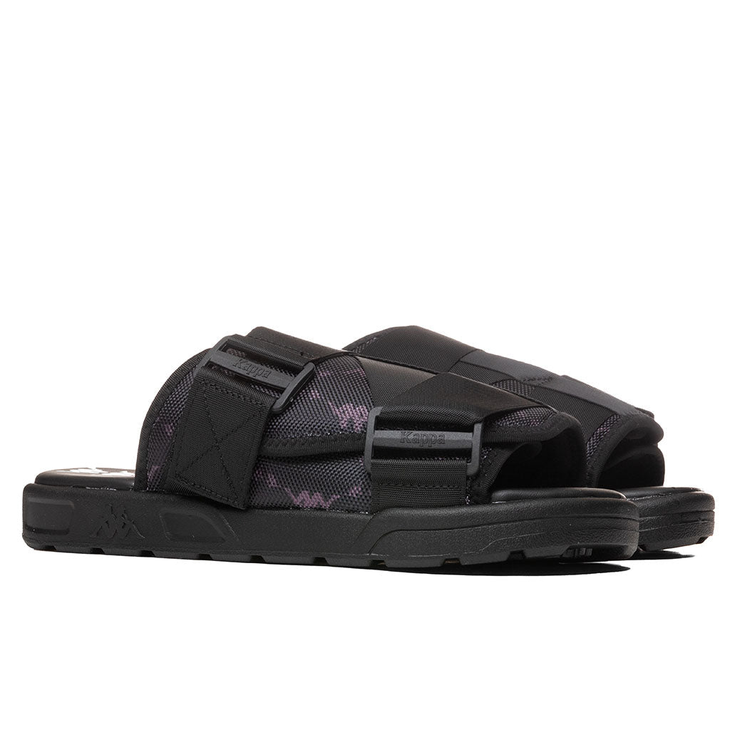 222 Banda Mitel 4 Sandals - Black/White