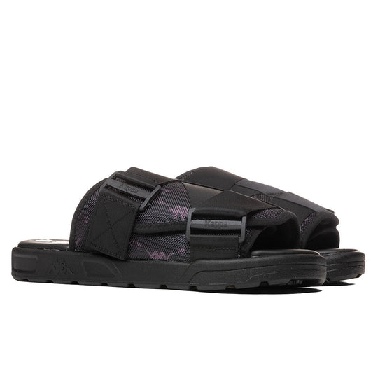 222 Banda Mitel 4 Sandals - Black/White