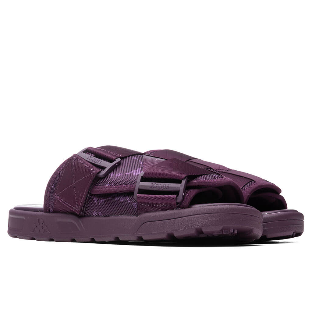 222 Banda Mitel 4 Sandals - DK Violet/White