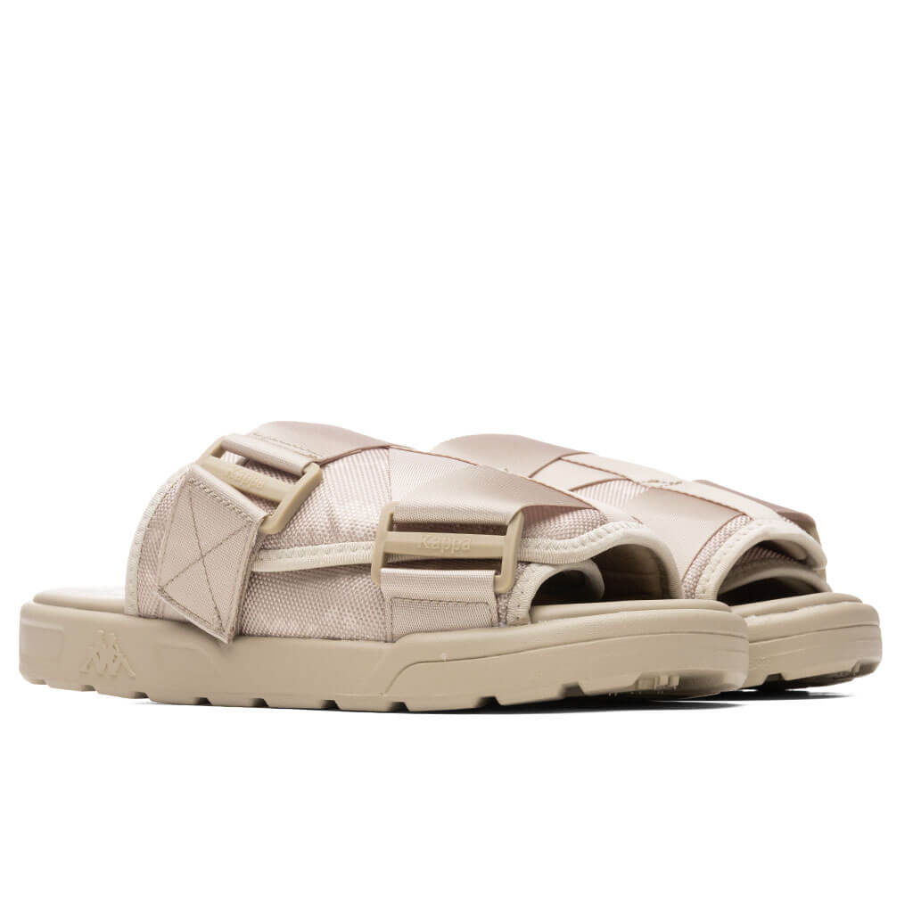 222 Banda Mitel 4 Sandals - LT Beige/White