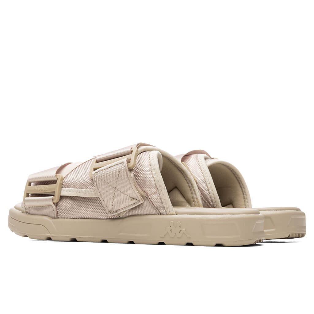 222 Banda Mitel 4 Sandals - LT Beige/White