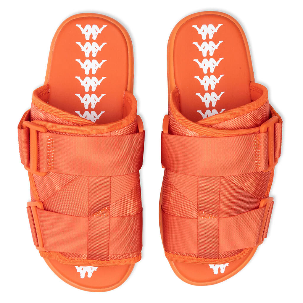 222 Banda Mitel 4 Sandals - Orange/White