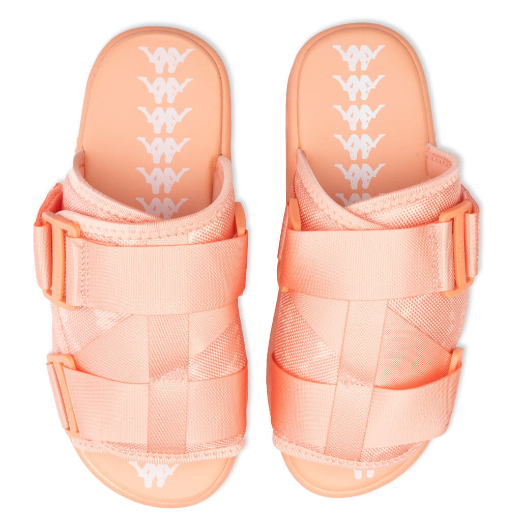 222 Banda Mitel 4 Sandals - Pink Blush/White