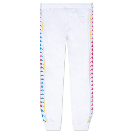222 Banda Taggart Trackpants - White/Fuchsia