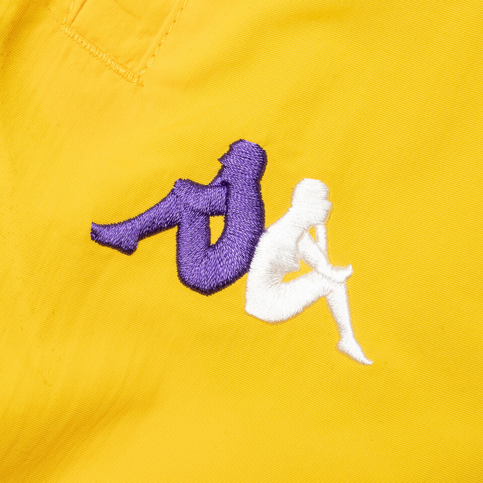 222 Banda Xtabi Swim Shorts - Dark Yellow/Violet/White