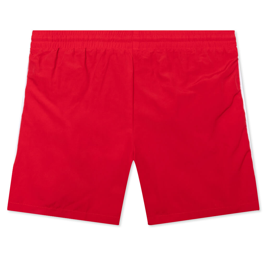 222 Banda Xtabi Swim Shorts - Red/Dark Yellow/Dark Blue