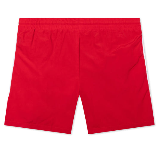 222 Banda Xtabi Swim Shorts - Red/Dark Yellow/Dark Blue
