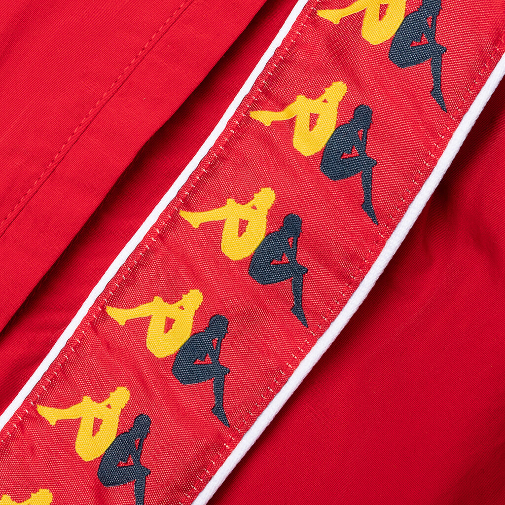 222 Banda Xtabi Swim Shorts - Red/Dark Yellow/Dark Blue
