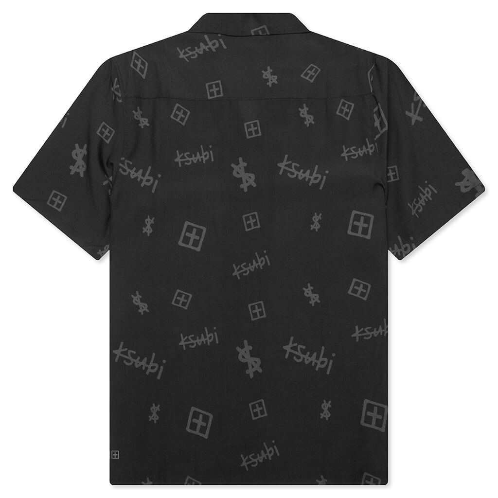 Kash Box Resort S/S Shirt - Coal