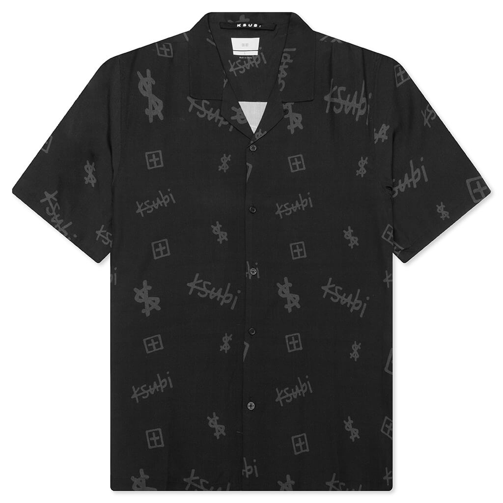 Kash Box Resort S/S Shirt - Coal