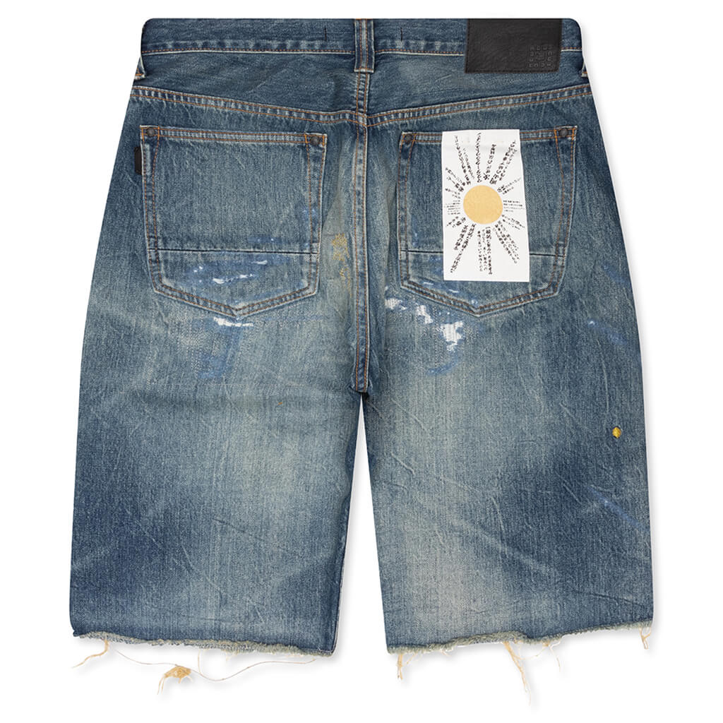 Kawasaki Short 'Kin' Repaired - Light Blue/ Gold