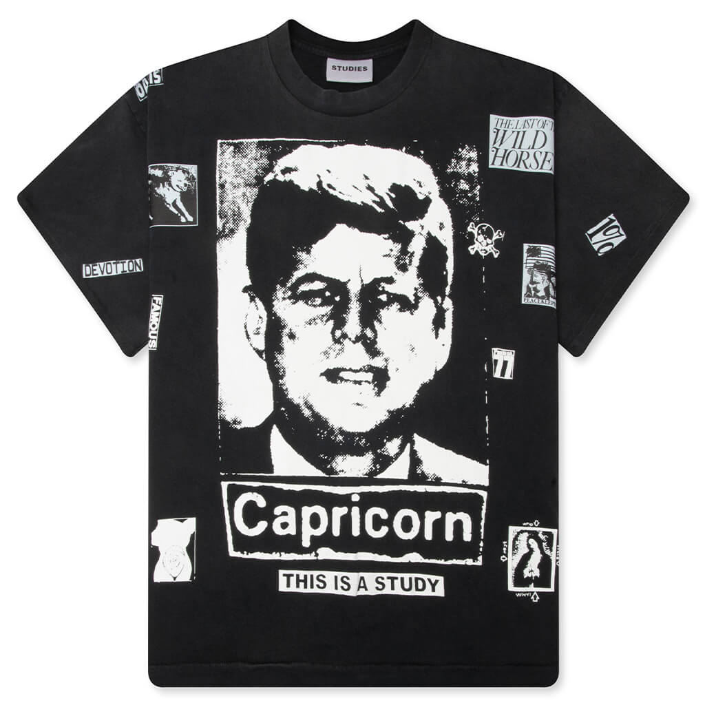 Kennedy Capicorn Tee - Black