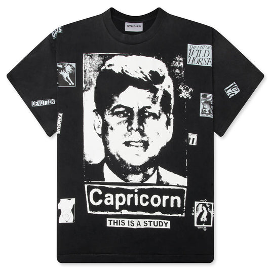 Kennedy Capicorn Tee - Black