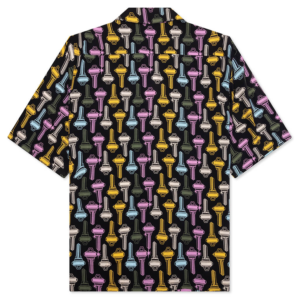 Keys S/S Woven Shirt - Black