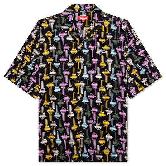 Keys S/S Woven Shirt - Black