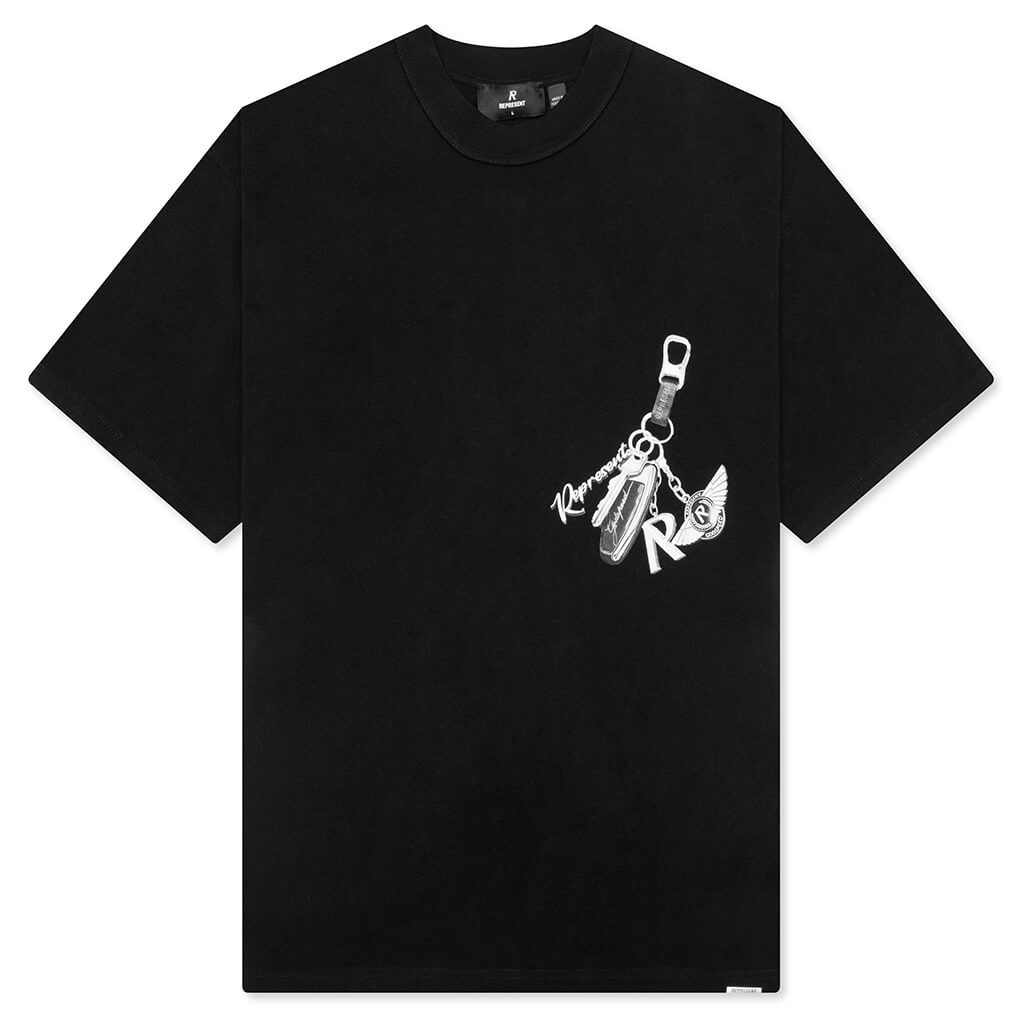 Keys to the Club T-Shirt - Jet Black