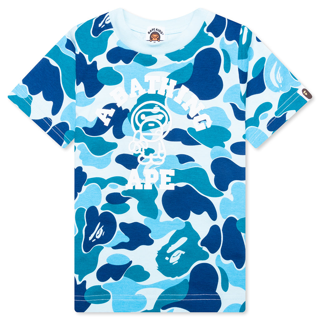 Kid's Abc Camo Baby Milo College Tee - Blue