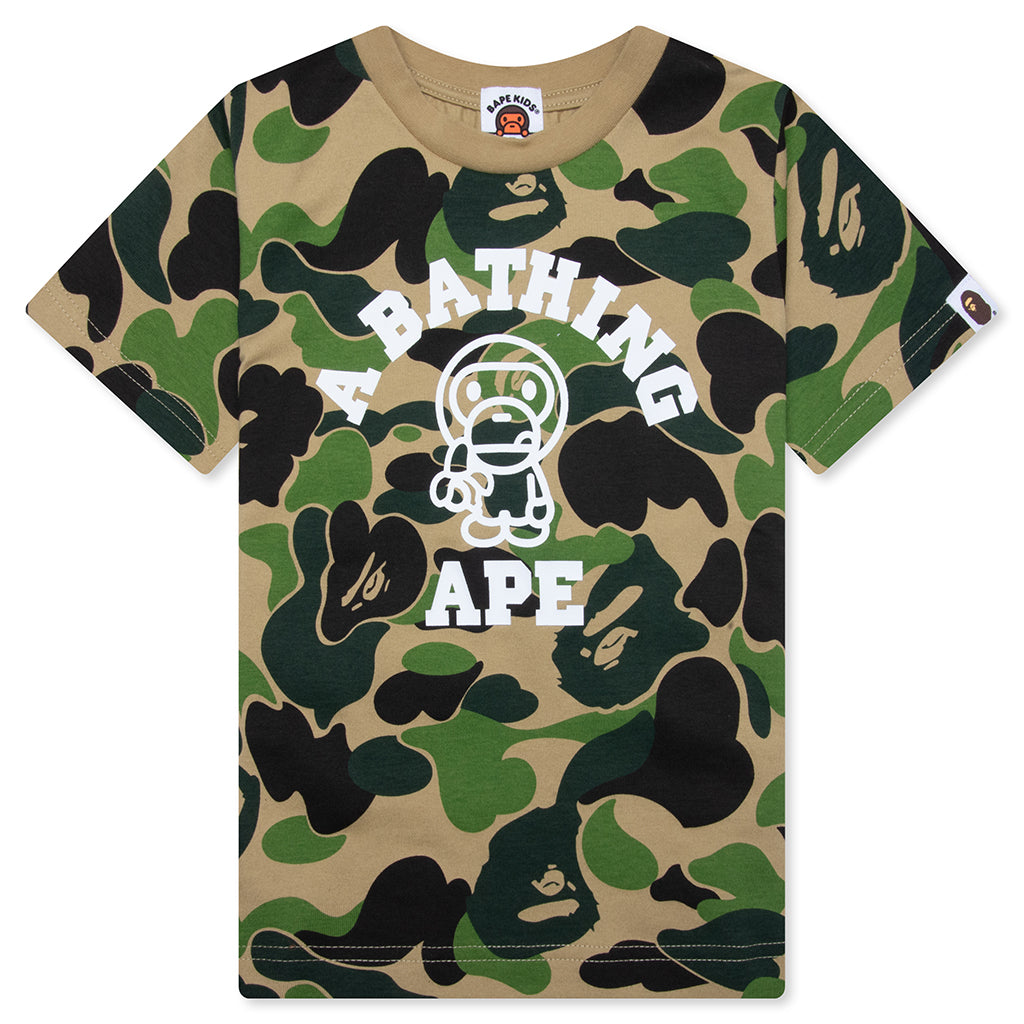 Kid's Abc Camo Baby Milo College Tee - Green