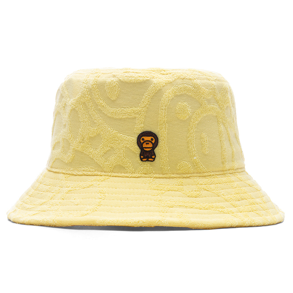 Kid's All Baby Milo Pile Bucket Hat - Yellow