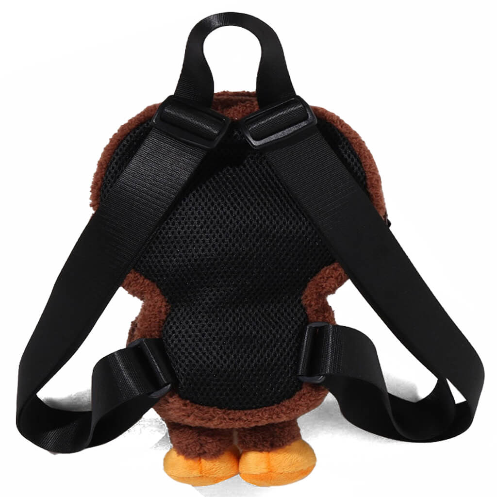 Kid's Baby Milo Banana Plush Doll Daypack - Brown