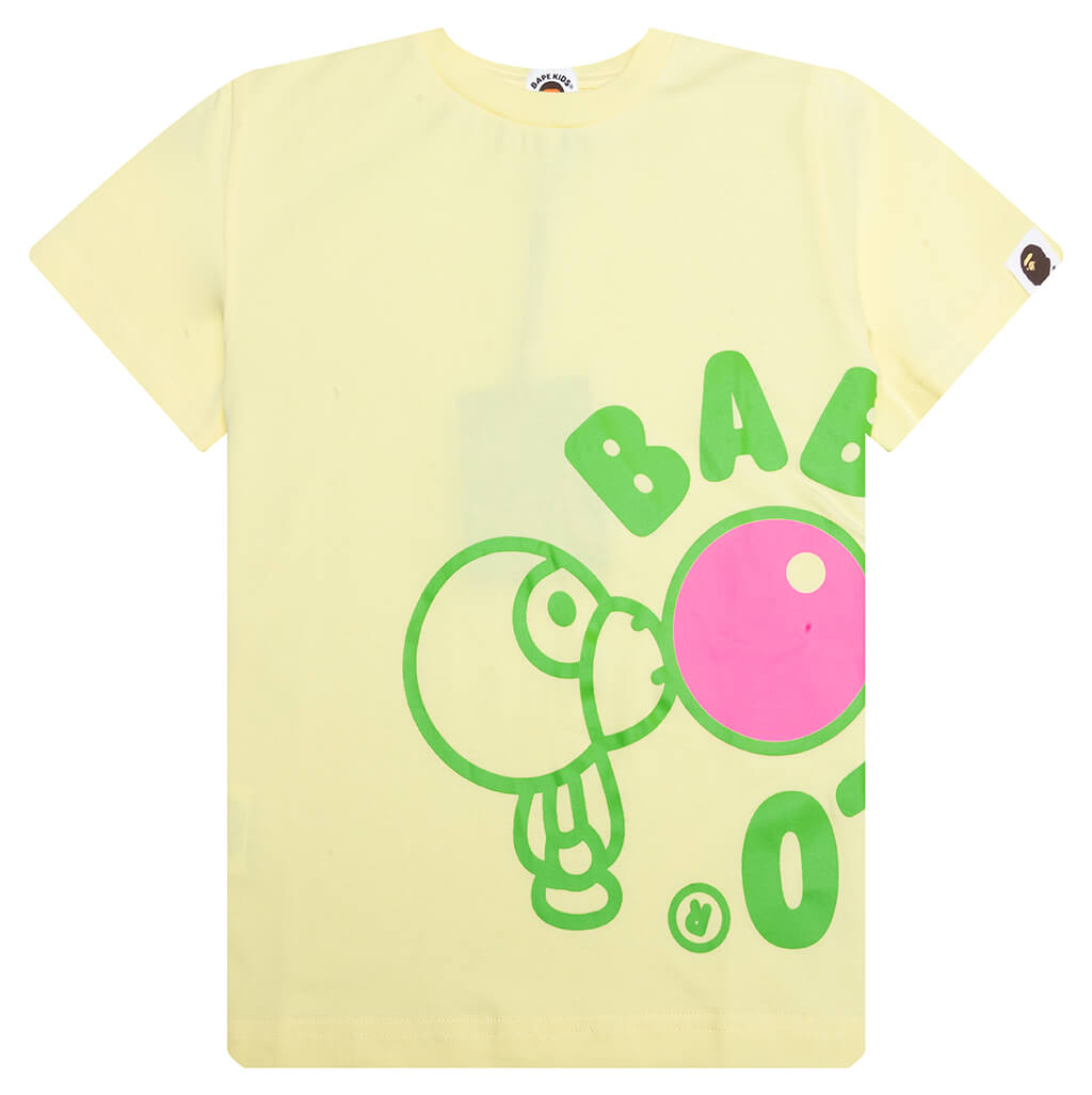 Kid's Baby Milo Bubble Gum Tee - Yellow