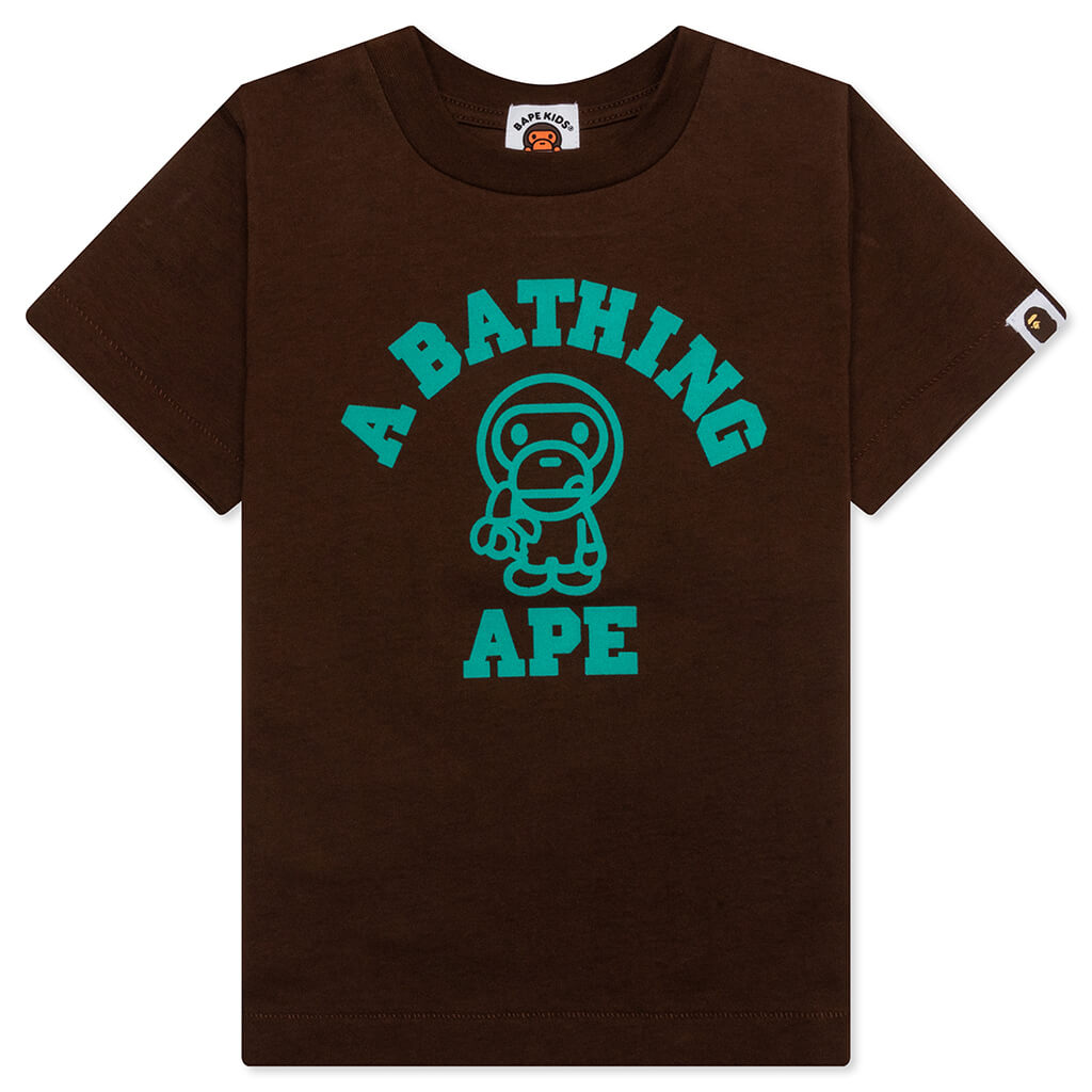 Kid's Baby Milo College Tee - Brown