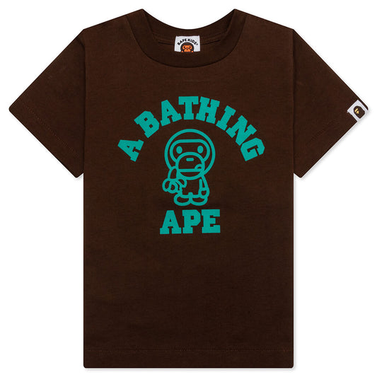 Kid's Baby Milo College Tee - Brown