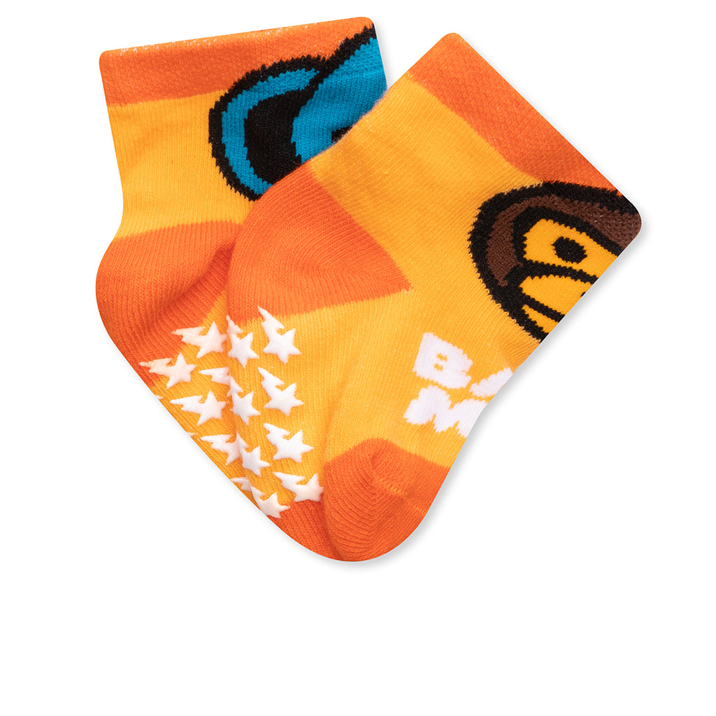 Kid's Baby Milo Friends Baby Socks - Orange