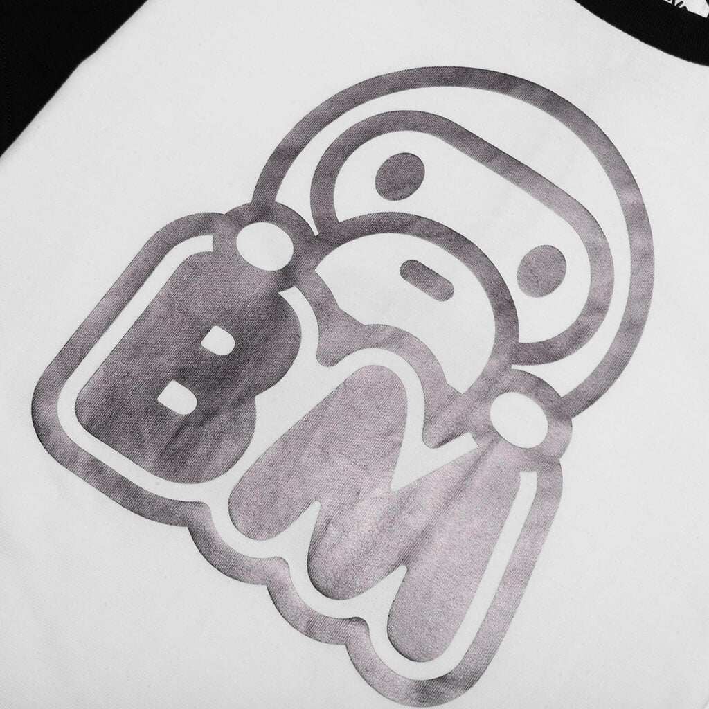Kid's Baby Milo Raglan Tee - White