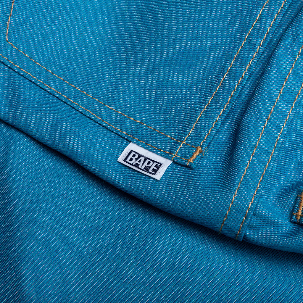 Kid's Baby Milo Rope Denim Shorts - Blue