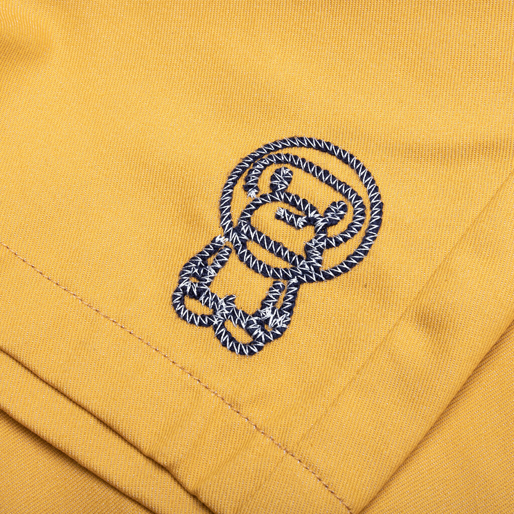 Kid's Baby Milo Rope Denim Shorts - Yellow