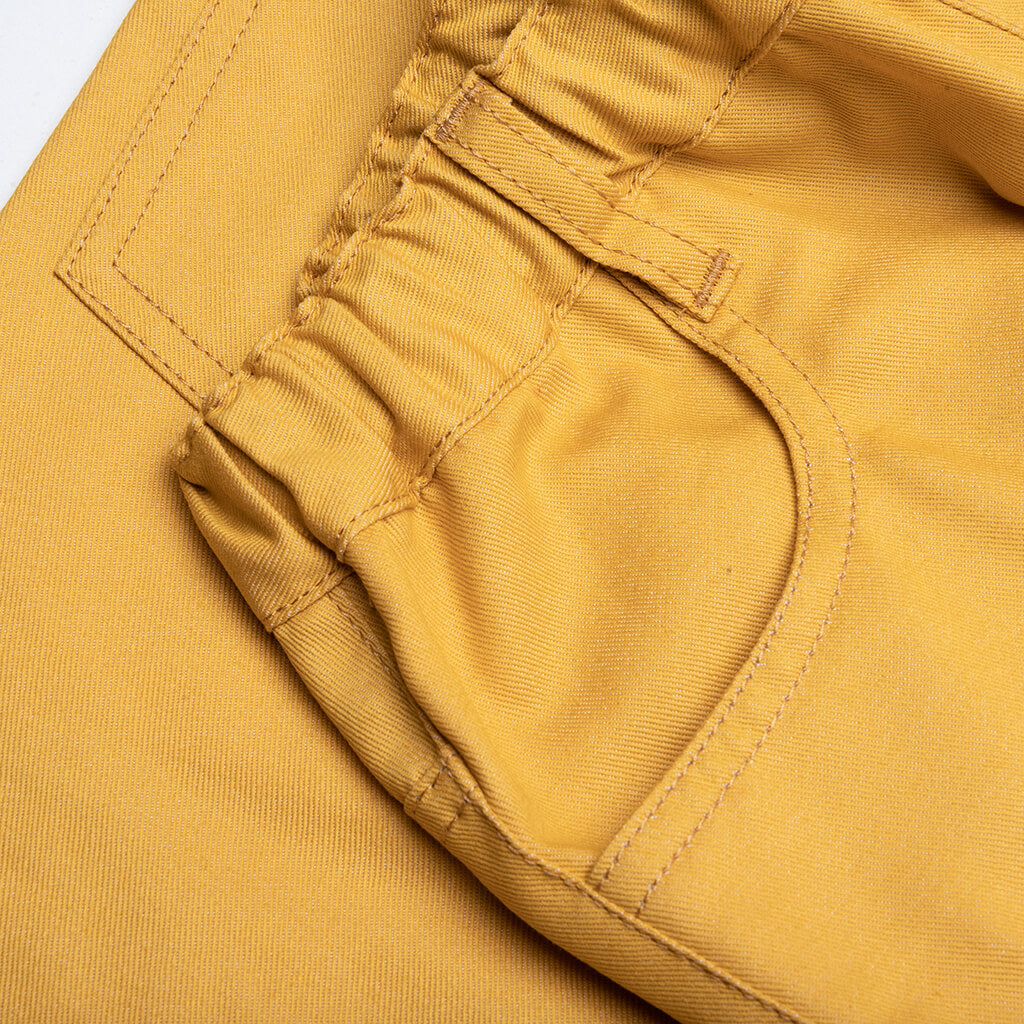Kid's Baby Milo Rope Denim Shorts - Yellow