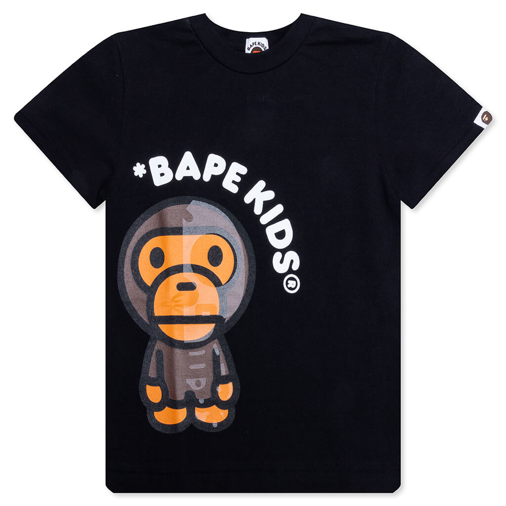 Kid's Baby Milo Skull Glow In The Dark Tee - Black
