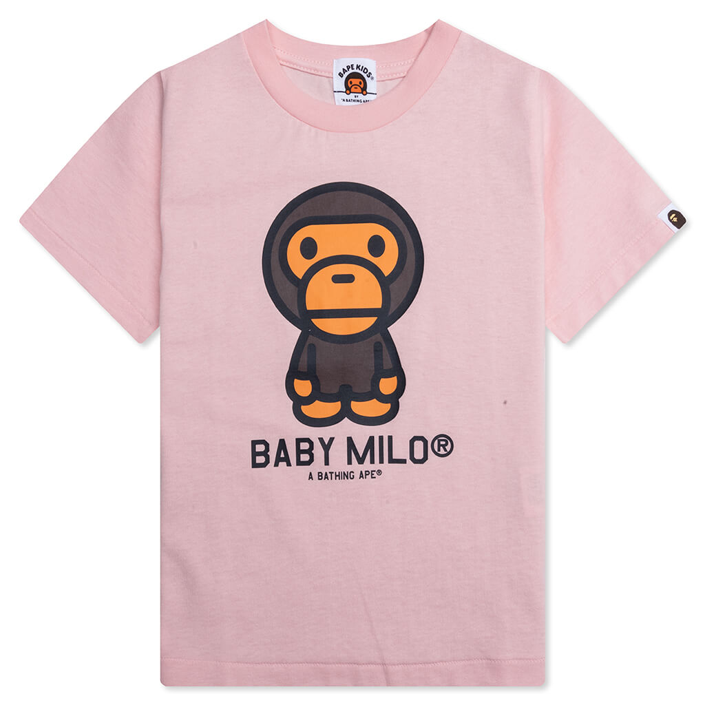 Kid's Baby Milo Tee - Pink