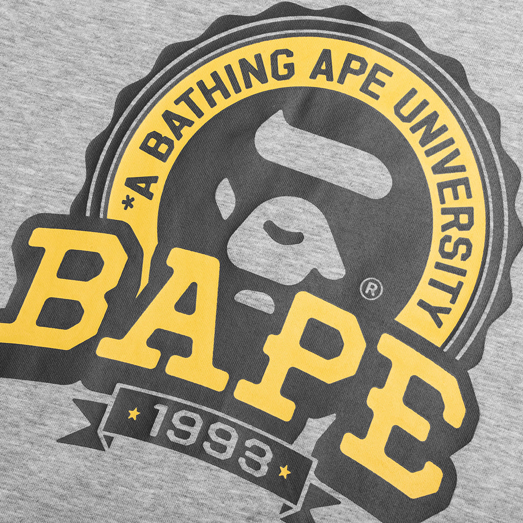 Kid's Bape Emblem Tee - Gray