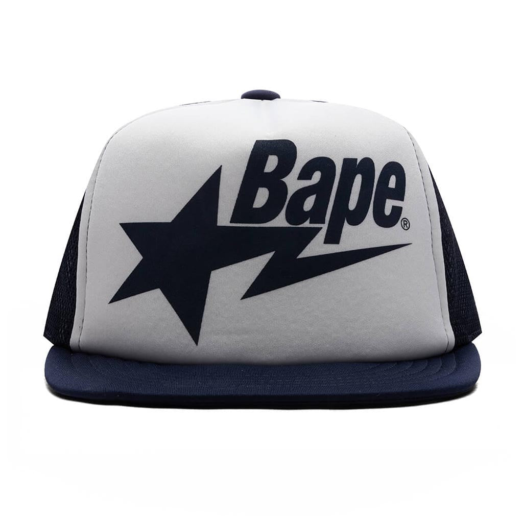 Kid's Bape STA Mesh Cap - Navy