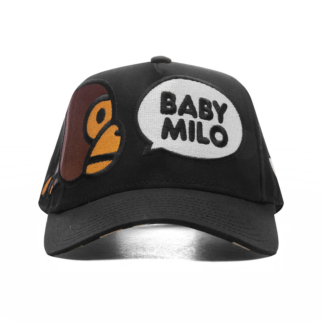 New Era x A Bathing Ape Kid's Big Baby Milo 9Forty Cap - Black