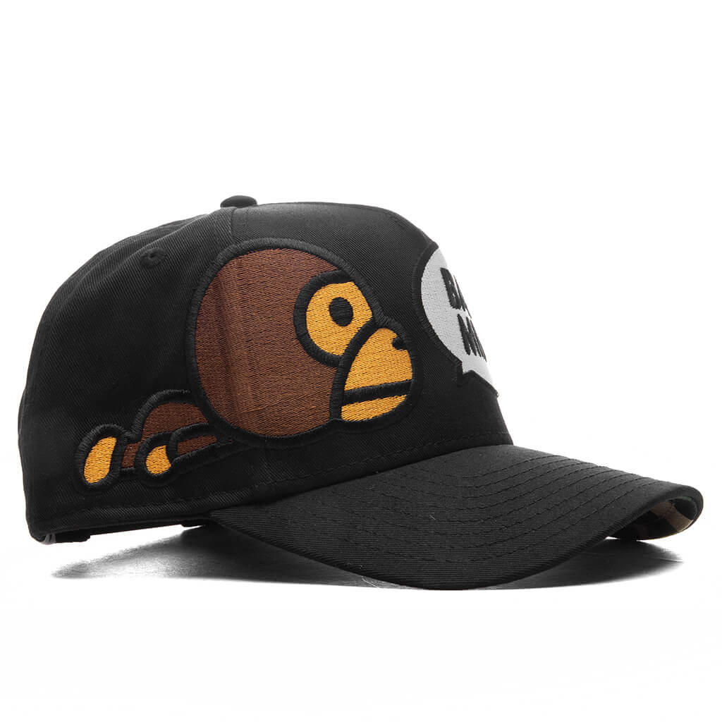 New Era x A Bathing Ape Kid's Big Baby Milo 9Forty Cap - Black