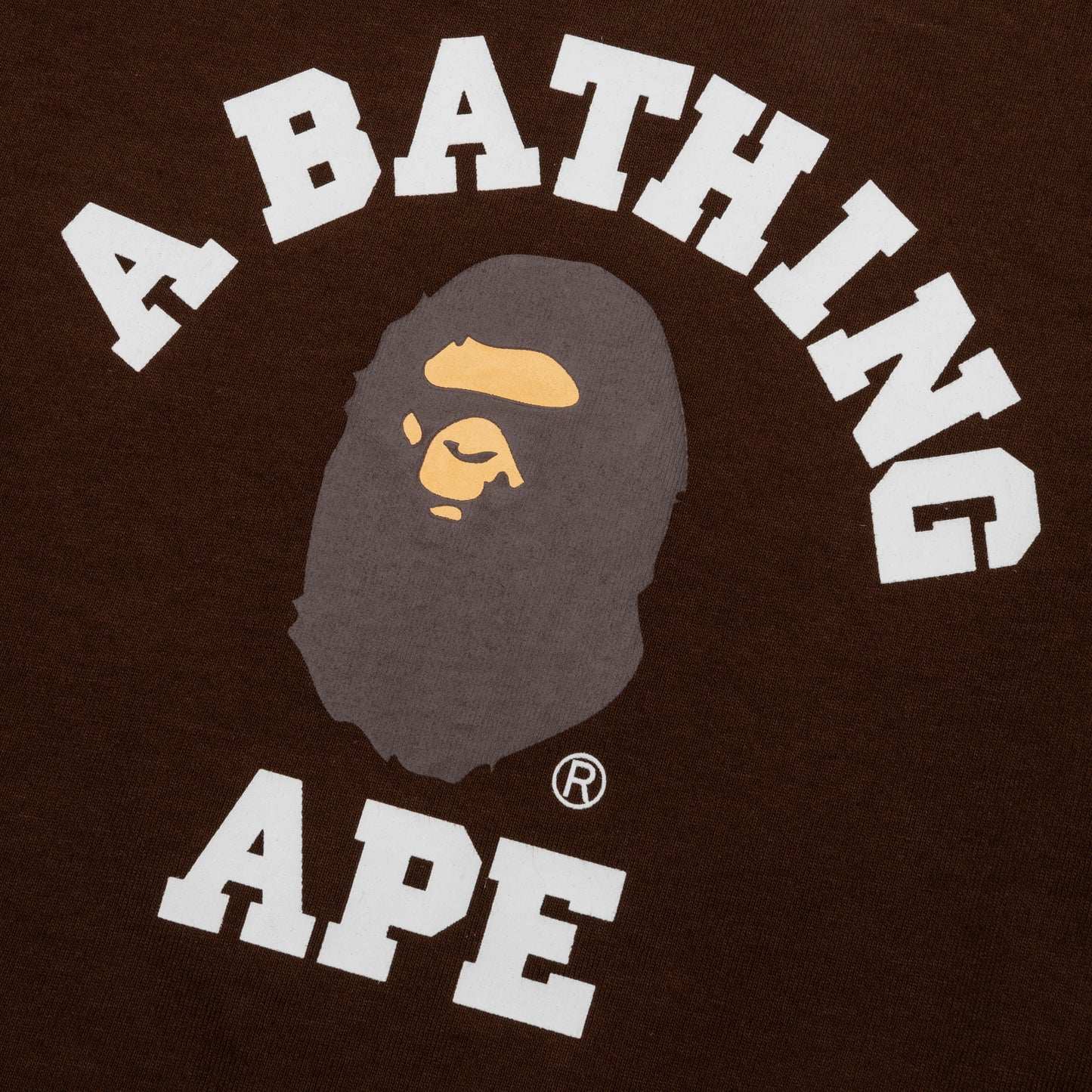 Kid's College Tee - Brown