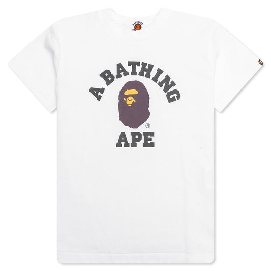 Kid's College Tee - White