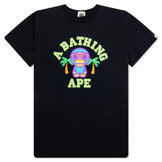 Kid's Colors Milo College Summer Tee - Black