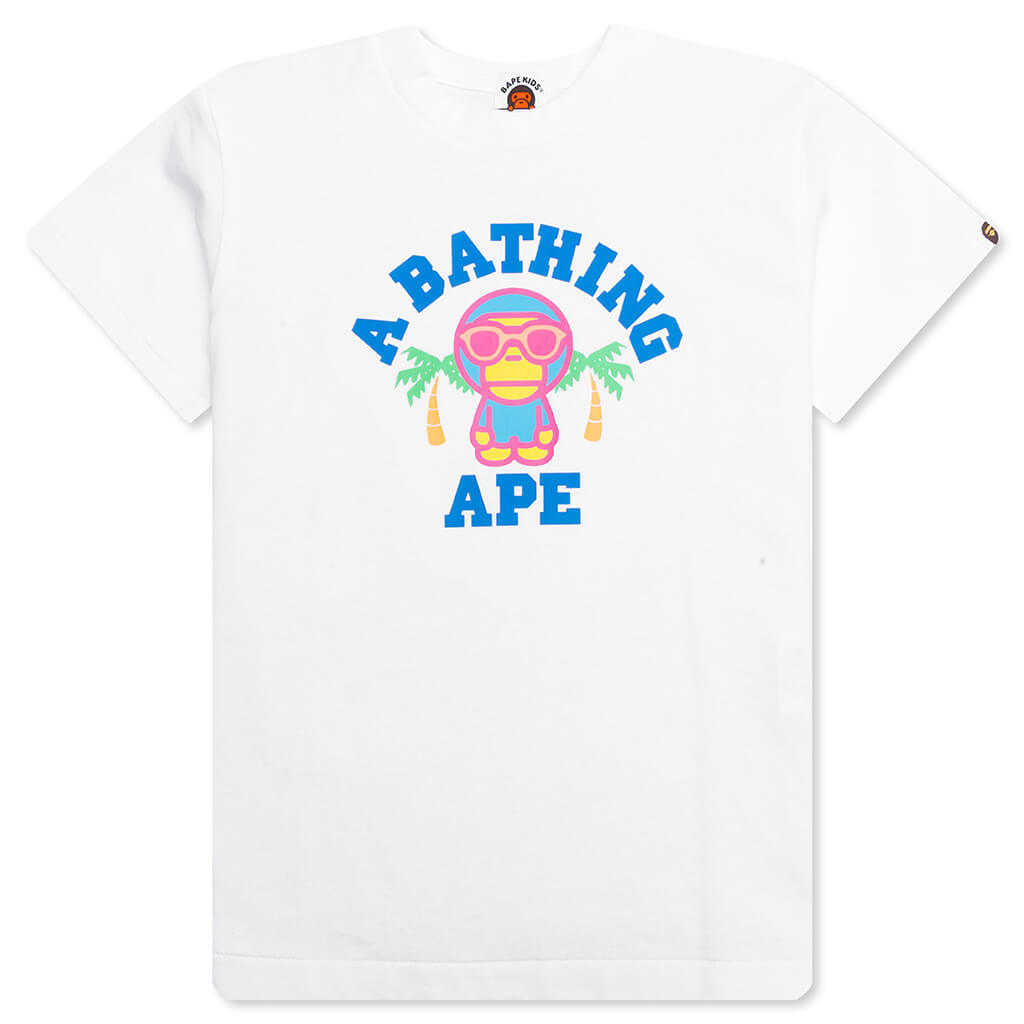 Kid's Colors Milo College Summer Tee - White