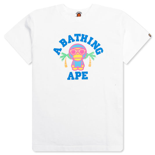 Kid's Colors Milo College Summer Tee - White