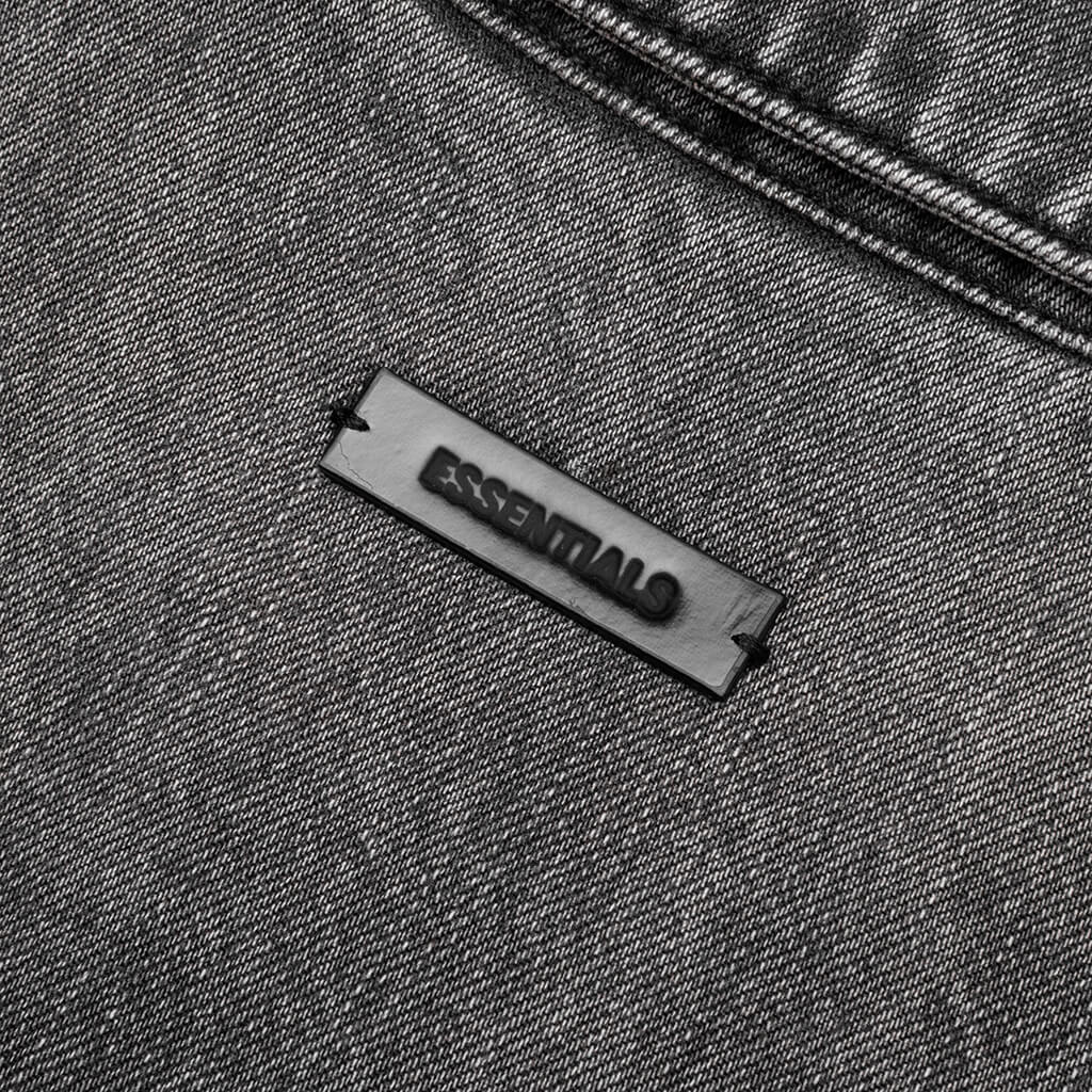 Kid's Denim Trucker Jacket - Vintage Black