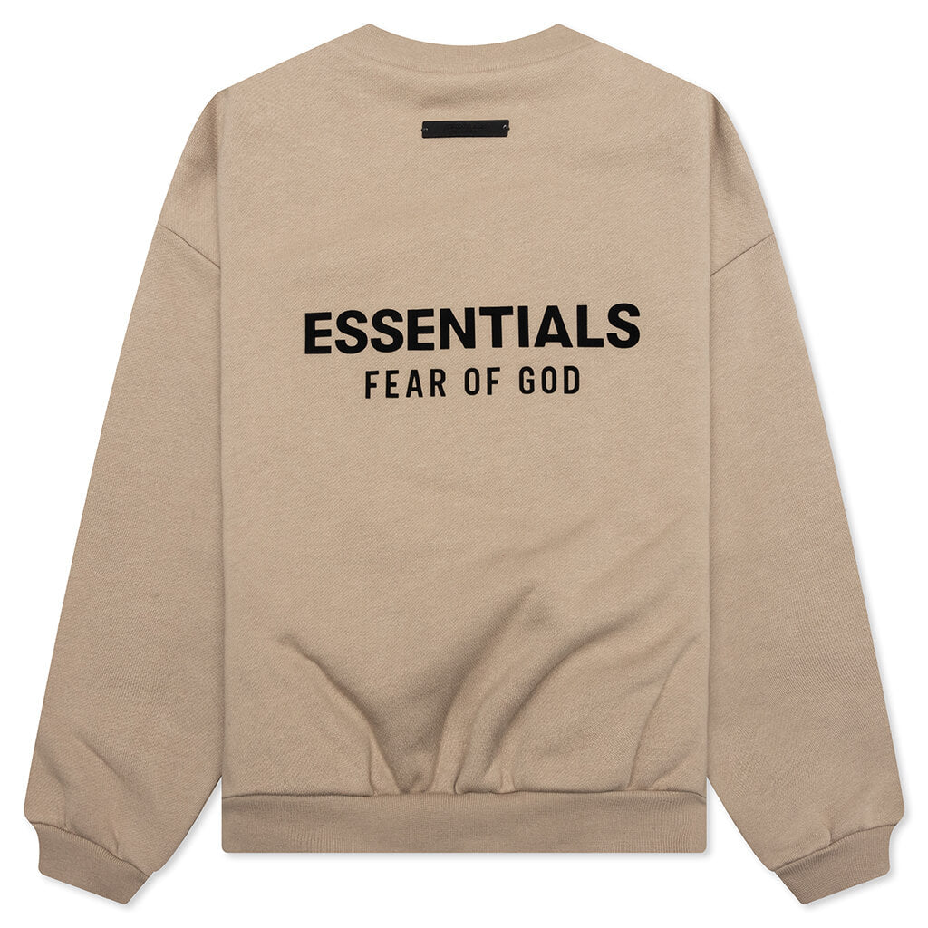 Kid's Fleece Crewneck - Desert Sand